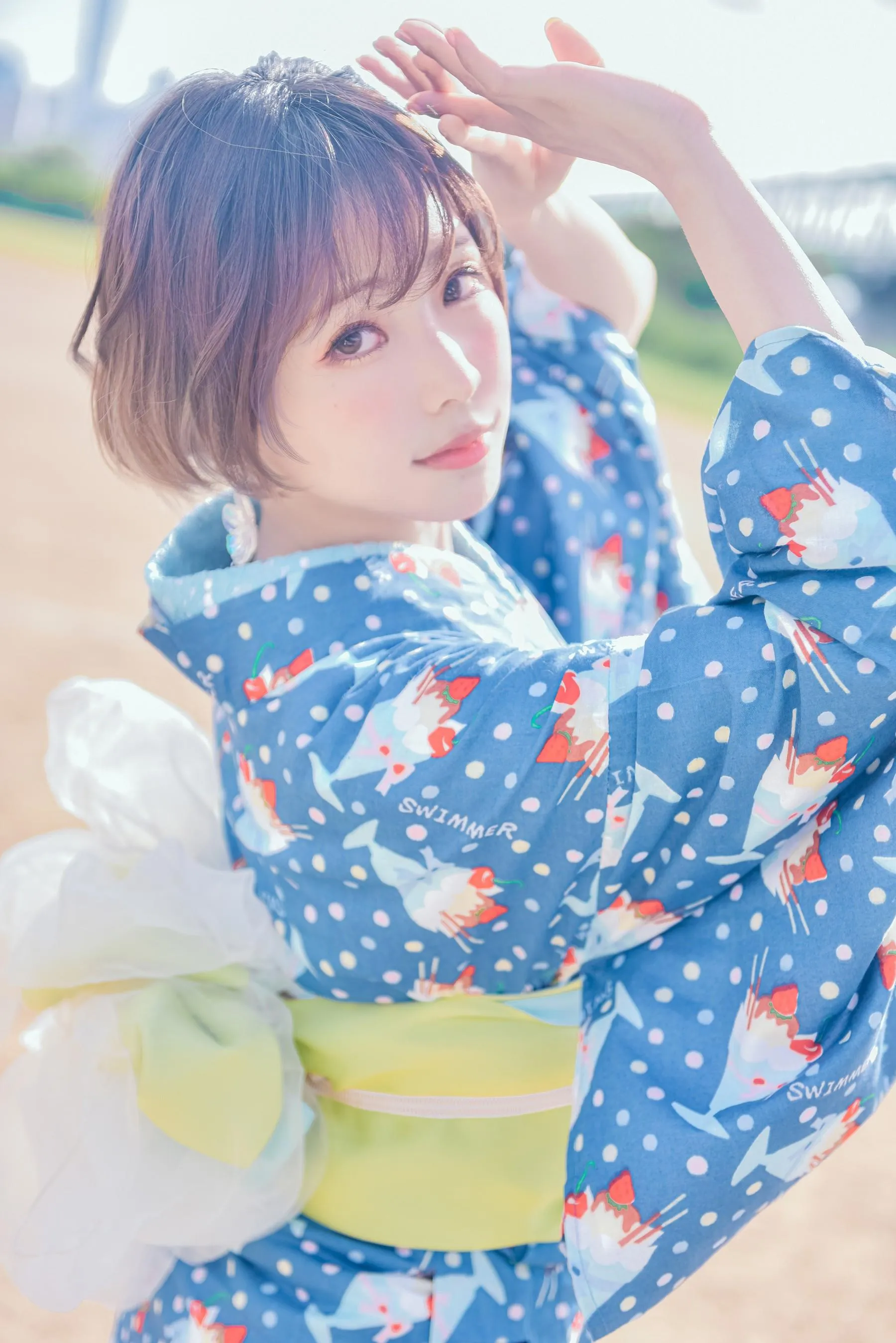 ElyEE子 – NO.119 2023.august A-聖代浴衣 Sundae Yukata [29P]插图1